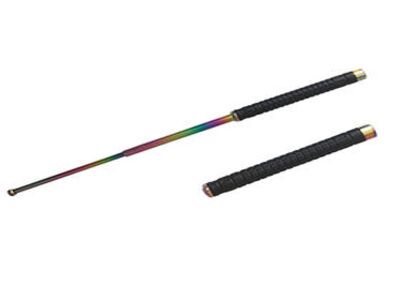 26″ NebulaCore Baton – Black & Rainbow